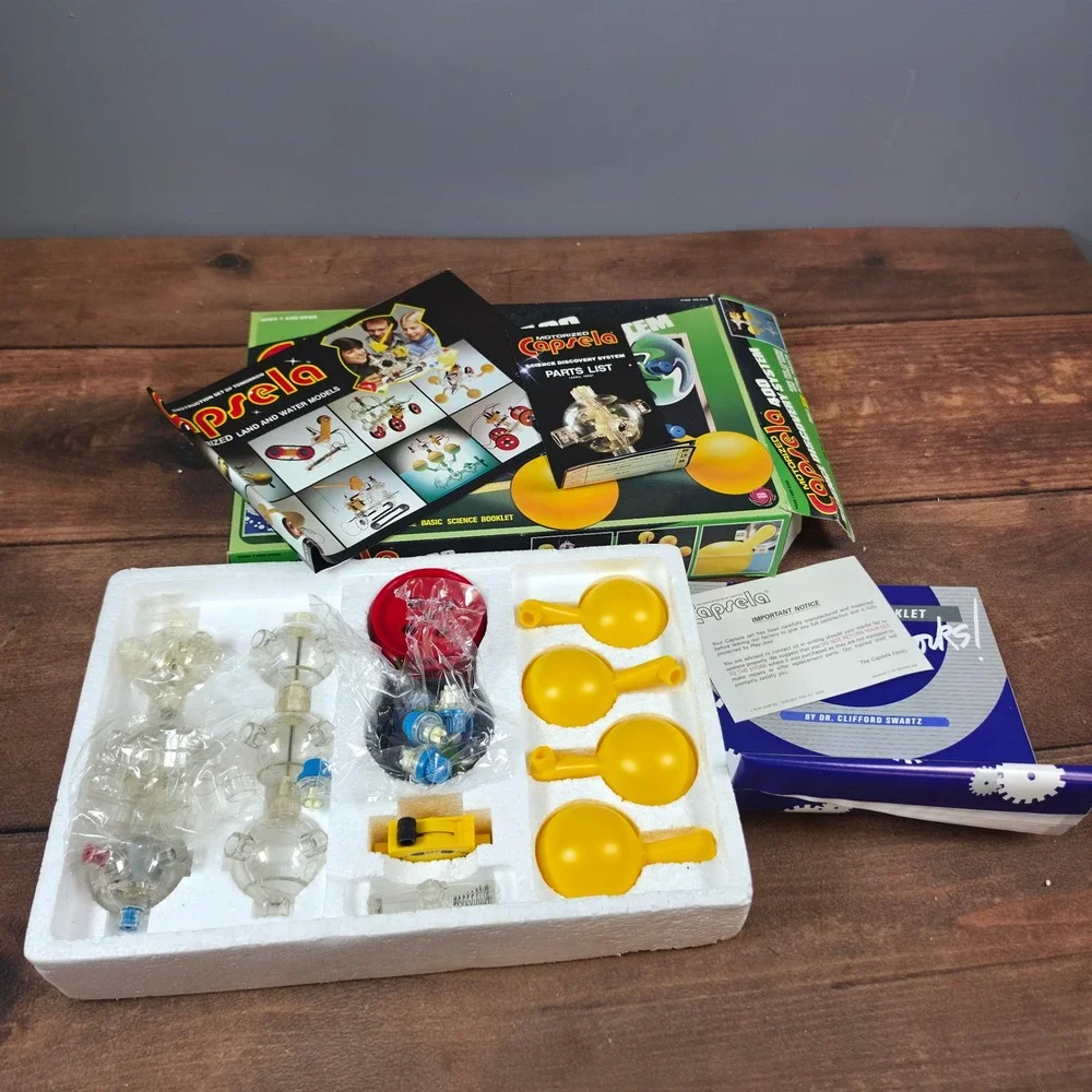 Capsela 400 Motorized Science Discovery System Kids OS Multi Good 22 Projects